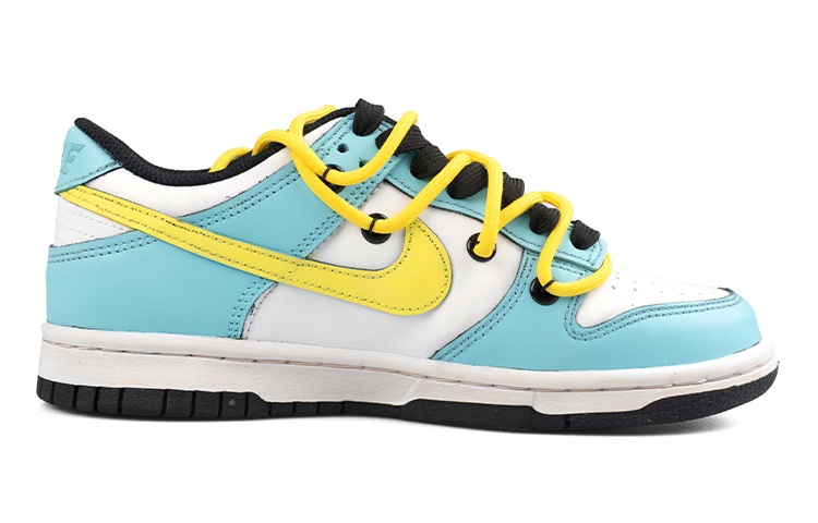 Order [Sepatu Custom] Nike Dunk Low 'Sunflower Daisy Graffiti' CW1590-100(Team13-花朵涂鸦黄蓝)