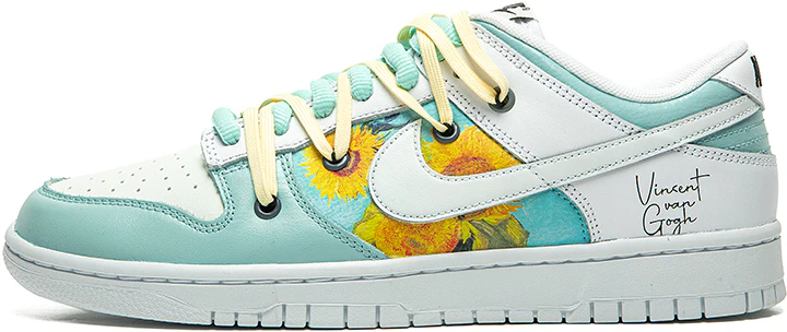 custom-shoes-nike-dunk-low-sunflower-deconstructed-white-blue-yellow