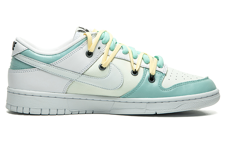 Order 【訂製球鞋】 Nike Dunk Low 野鶴製造 復古油畫風主題 向日葵 解構雙鞋帶 特殊禮盒版 低幫 板鞋 男款 白藍黃