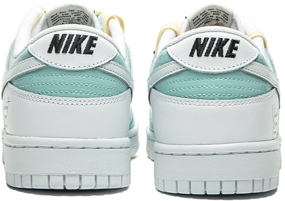 【訂製球鞋】 Nike Dunk Low 野鶴製造 復古油畫風主題 向日葵 解構雙鞋帶 特殊禮盒版 低幫 板鞋 男款 白藍黃 Shop 【訂製球鞋】 Nike Dunk Low 野鶴製造 復古油畫風主題 向日葵 解構雙鞋帶 特殊禮盒版 低幫 板鞋 男款 白藍黃