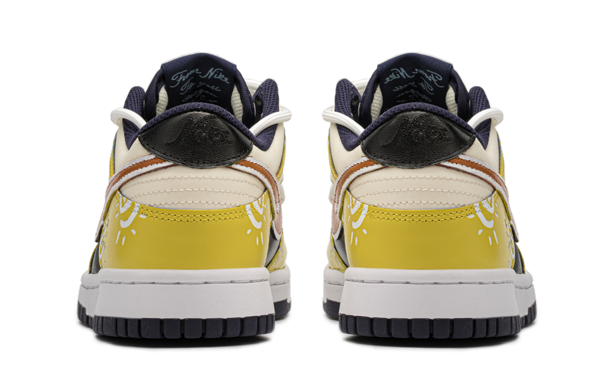 Purchase [定制鞋] 耐克Dunk Low '向阳黄黑' FV8119-161(TeamA-太阳花)