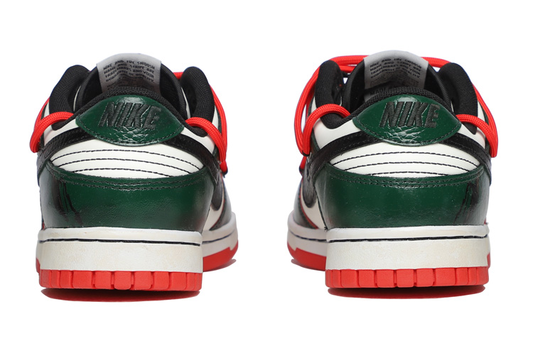 Shop [Sepatu Kustom] Nike Dunk Low 'Sunset Forest Green' DO6288-100(Team20-女款落日)