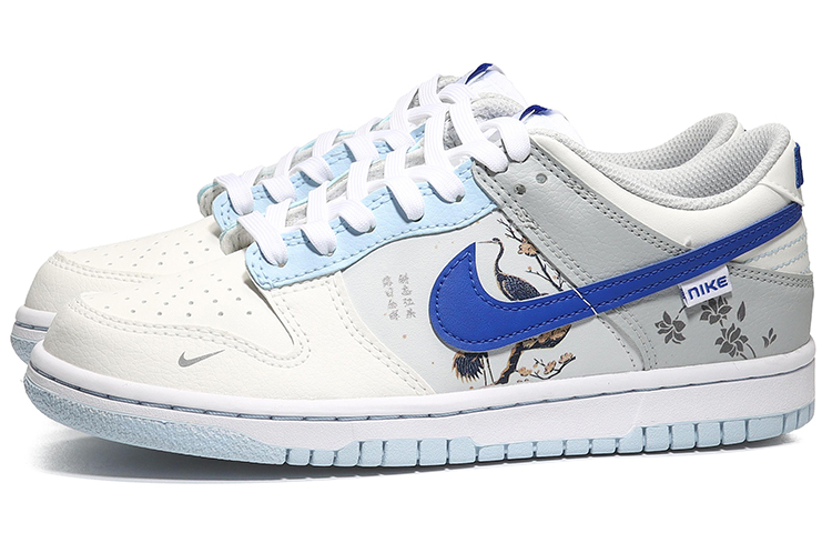 Lookbook [Kasut Custom] Nike Dunk Low 'Sunset Glow Sea Swallow Blue' FB1843-141(Team10--落日余晖女蓝QD)