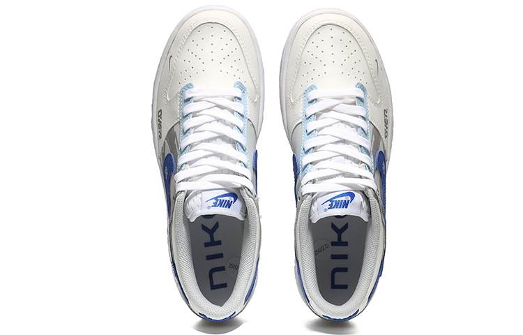 Shop [Kasut Custom] Nike Dunk Low 'Sunset Glow Sea Swallow Blue' FB1843-141(Team10--落日余晖女蓝QD)