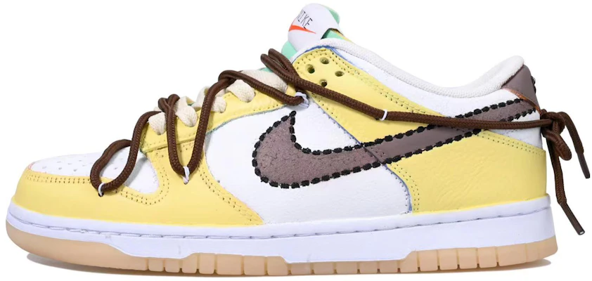 【訂製球鞋】 Nike Dunk Low Vlad 落日甜心 特殊鞋盒 低筒 板鞋 GS 黃棕 Buy 【訂製球鞋】 Nike Dunk Low Vlad 落日甜心 特殊鞋盒 低筒 板鞋 GS 黃棕