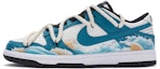 Buy 나이키 덩크 로우 '서프 해체 블루 화이트 옐로우' (70) CW1590-100(TeamR-女款冲浪)