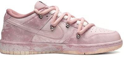 【定制球鞋】 Nike Dunk Low 解構風 甜美櫻桃 低幫 板鞋 男款 粉色 Order 【定制球鞋】 Nike Dunk Low 解構風 甜美櫻桃 低幫 板鞋 男款 粉色