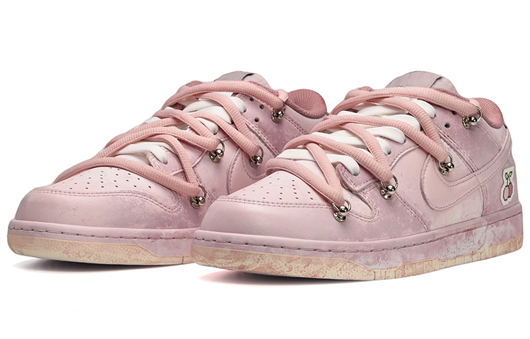 Lookbook [カスタムシューズ] ナイキ ダンク ロー 'スウィートチェリーピンク' DJ6188-100(TeamE-男款甜美樱桃粉色)
