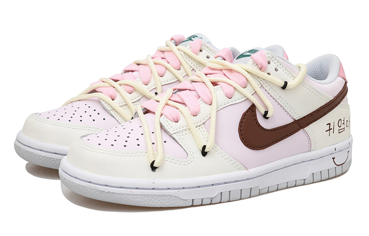 Buy [Custom Shoes] Nike Dunk Low 'Sweet Chocolate Smiley Face' - Novelship