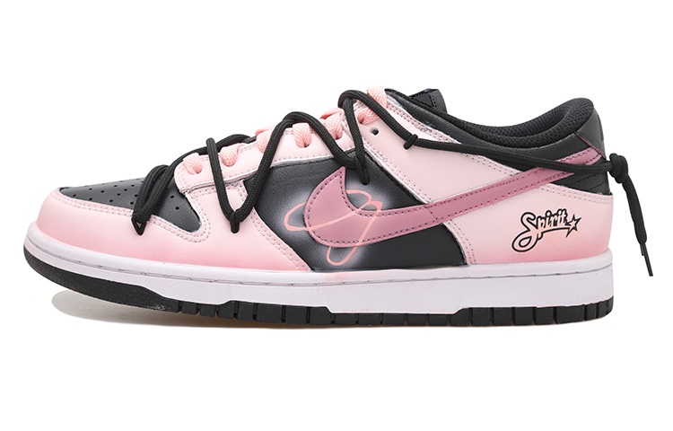 Buy [Kasut Custom] Nike Dunk Low 'Gradient Hitam Merah Jambu' CW1590-100(Team拾玖-甜酷星环S-BOX)