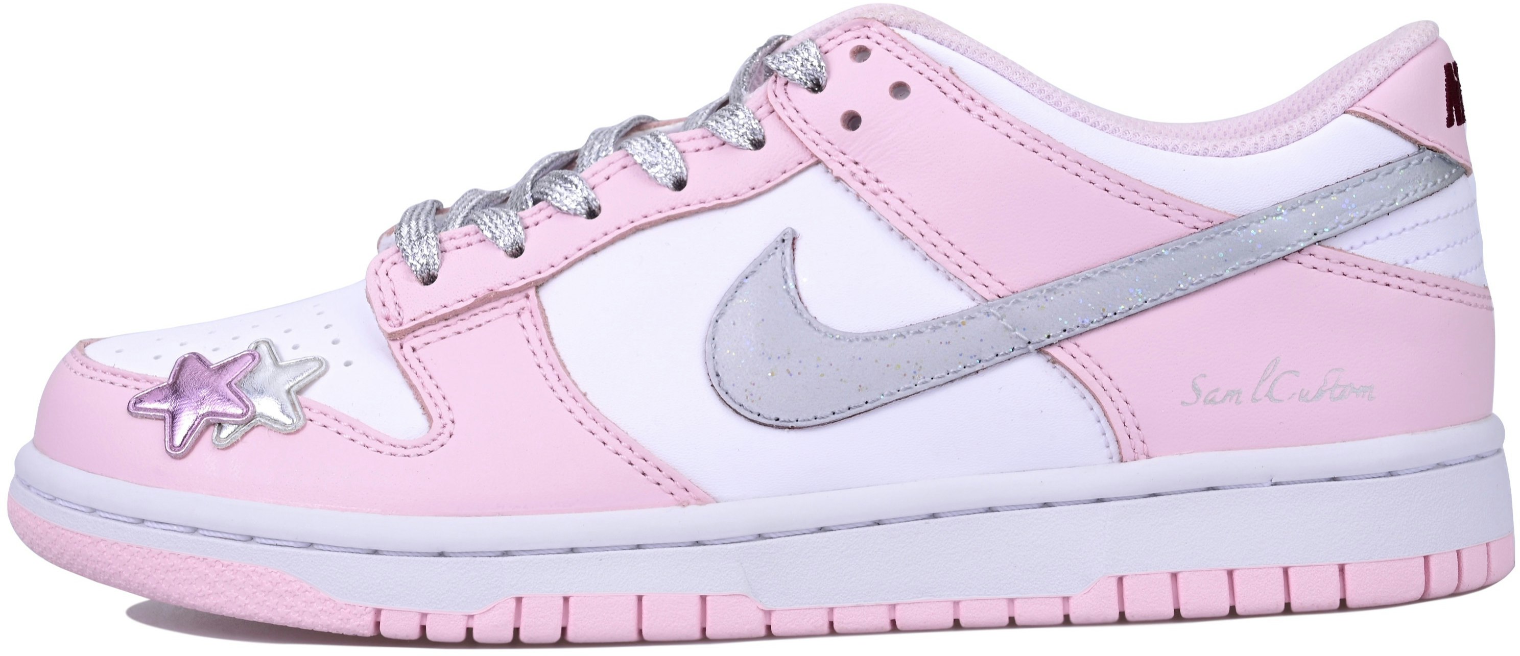 custom-shoes-nike-dunk-low-sweet-cool-pink-silver