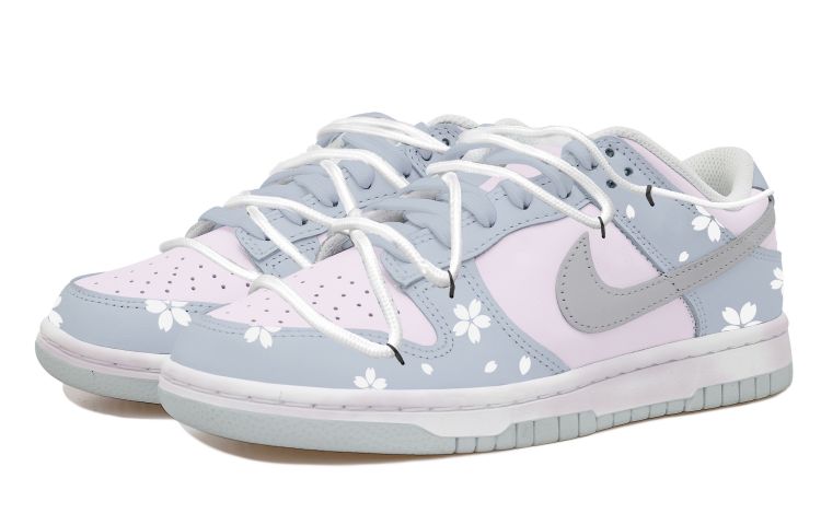 Lookbook 나이키 덩크 로우 "스윗 플로럴" (크림/화이트/블루) FD1232-002(Team拾玖-可爱小花S-BOX)