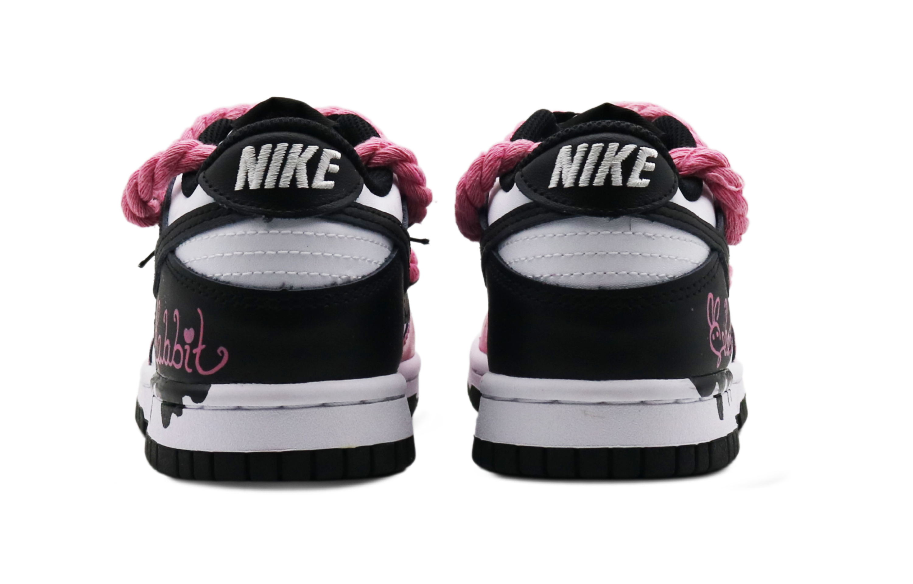 Purchase [Zapatos Personalizados] Nike Dunk Low 'Sweet Gothic Graffiti Negro Rosa' CW1590-100(Team8-女款甜酷萝莉粉黑)