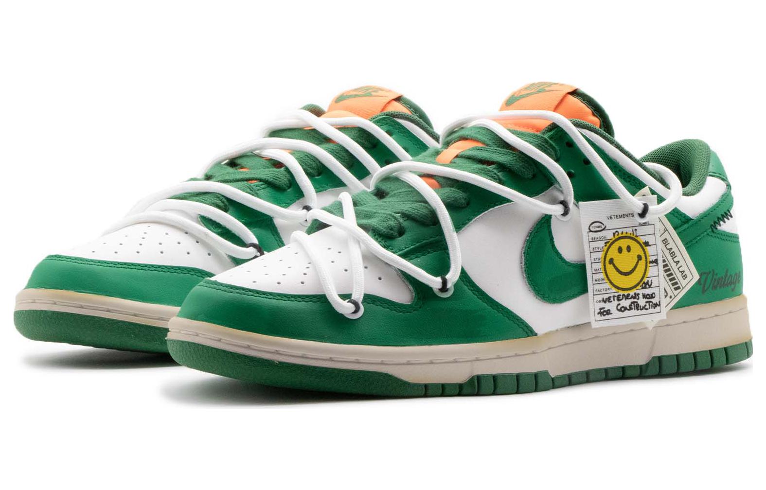 Lookbook [Kasut Tersuai] Nike Dunk Low 'Sweet Orange Deconstructed Smiley' DD1391-300(Team57-男款甜橙)