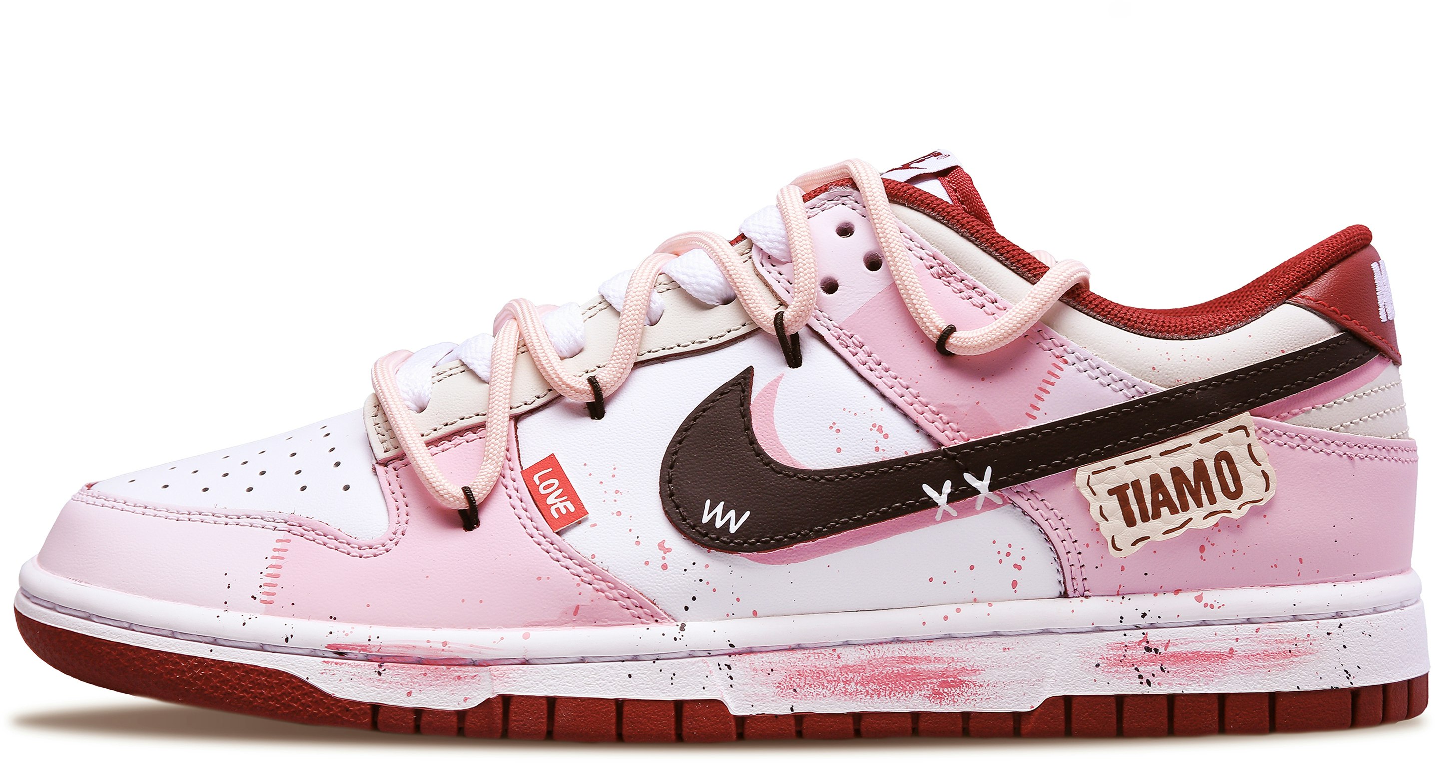 custom-shoes-nike-dunk-low-sweet-pink-graffiti-mix