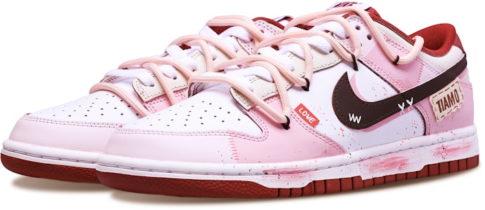 【定製球鞋】Nike Dunk Low 心動信號 夏日 戀愛風甜酷 拼色 塗鴉 炫彩 多巴胺 字母 英文 噴繪 低筒 板鞋 男款 甜味粉 Shop 【定製球鞋】Nike Dunk Low 心動信號 夏日 戀愛風甜酷 拼色 塗鴉 炫彩 多巴胺 字母 英文 噴繪 低筒 板鞋 男款 甜味粉