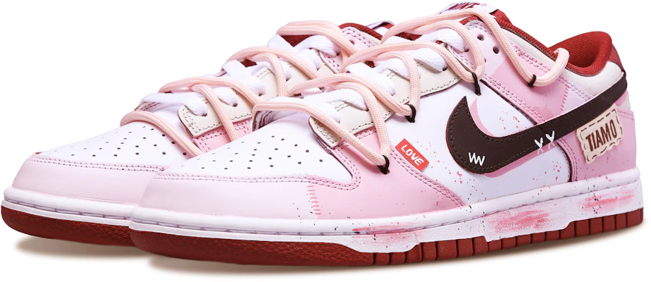 나이키 덩크 로우 '스윗 핑크 그라피티 믹스' (커스텀) DD1391-601(Team78-心动信号) Shop 나이키 덩크 로우 '스윗 핑크 그라피티 믹스' (커스텀) DD1391-601(Team78-心动信号)