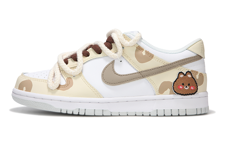 Buy [Sepatu Custom] Nike Dunk Low 'Sweetheart Almond Bear' DH9765-102(Team82-女款腰果小熊棕色)