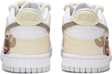 【客製球鞋】 Nike Dunk Low 火心 腰果小熊 甜妹奶茶色系 麻繩綁帶 低筒 板鞋 GS 淡黃色 Shop 【客製球鞋】 Nike Dunk Low 火心 腰果小熊 甜妹奶茶色系 麻繩綁帶 低筒 板鞋 GS 淡黃色