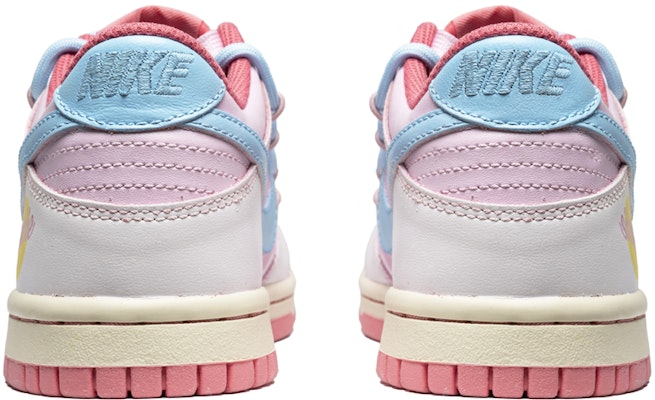 【訂製球鞋】Nike Dunk Low 復古潮流 甜心芭比 防滑耐磨 低筒 板鞋 GS 粉白 Purchase 【訂製球鞋】Nike Dunk Low 復古潮流 甜心芭比 防滑耐磨 低筒 板鞋 GS 粉白