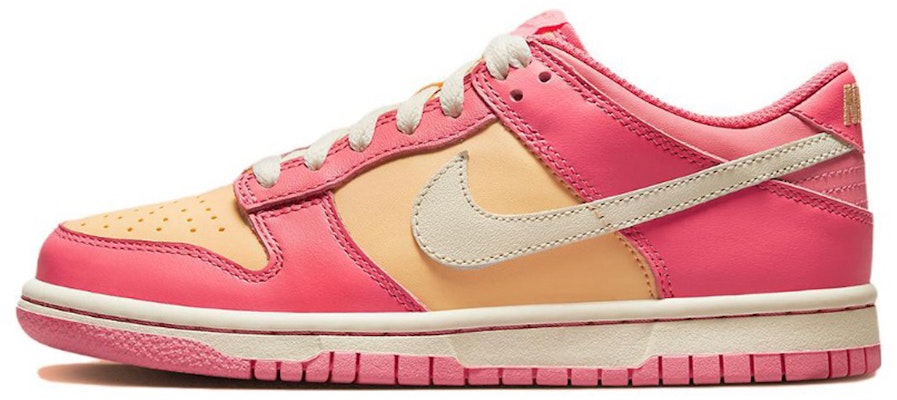 【訂製球鞋】Nike Dunk Low 復古潮流 甜心芭比 防滑耐磨 低筒 板鞋 GS 粉白 Details for 【訂製球鞋】Nike Dunk Low 復古潮流 甜心芭比 防滑耐磨 低筒 板鞋 GS 粉白