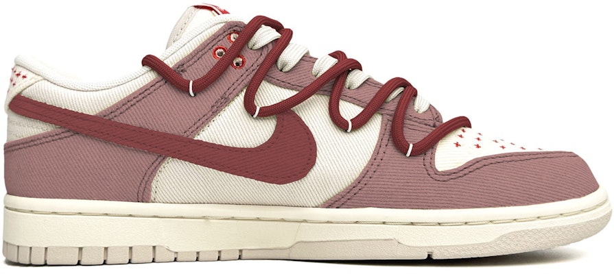 나이키 덩크 로우 '스윗하트 벨벳' (커스텀) DV0834-100(Team11-甜心丝绒男款白红) Order 나이키 덩크 로우 '스윗하트 벨벳' (커스텀) DV0834-100(Team11-甜心丝绒男款白红)