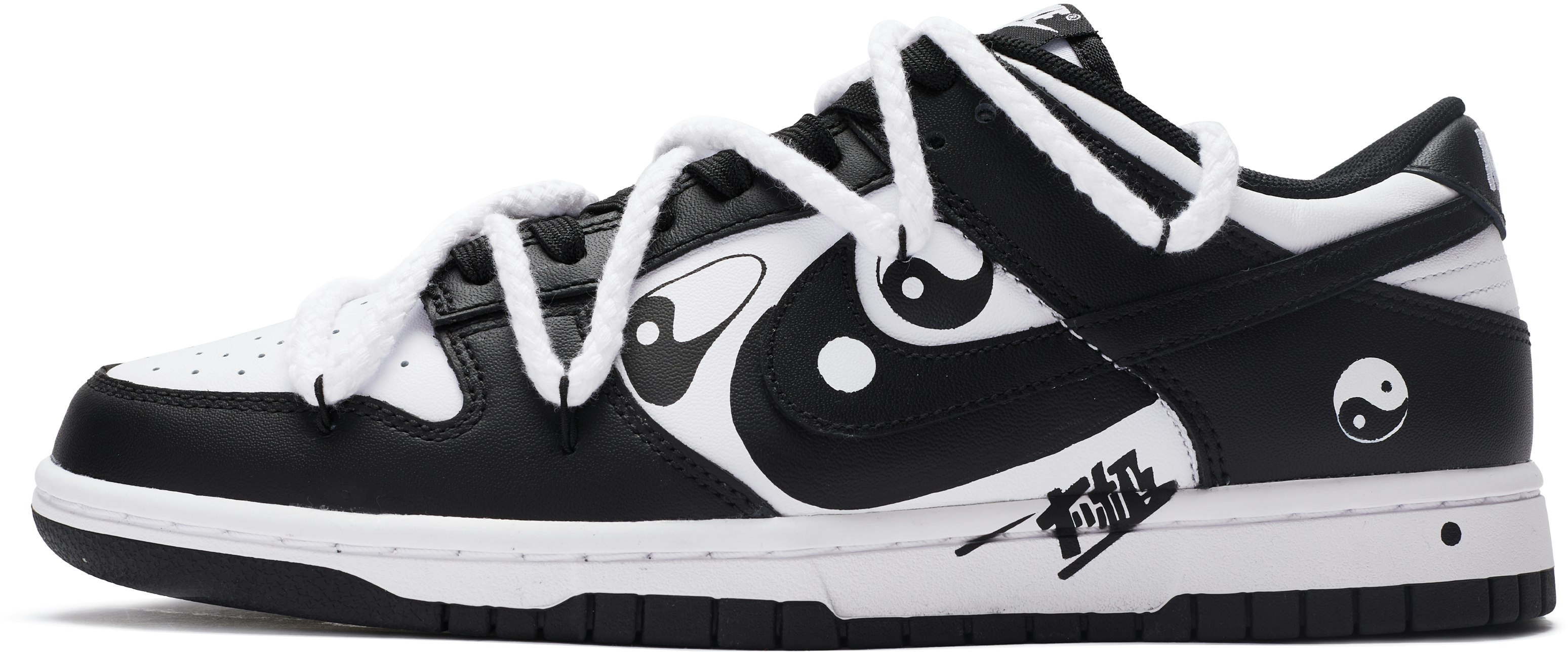 custom-shoes-nike-dunk-low-taiji-slam-black-white