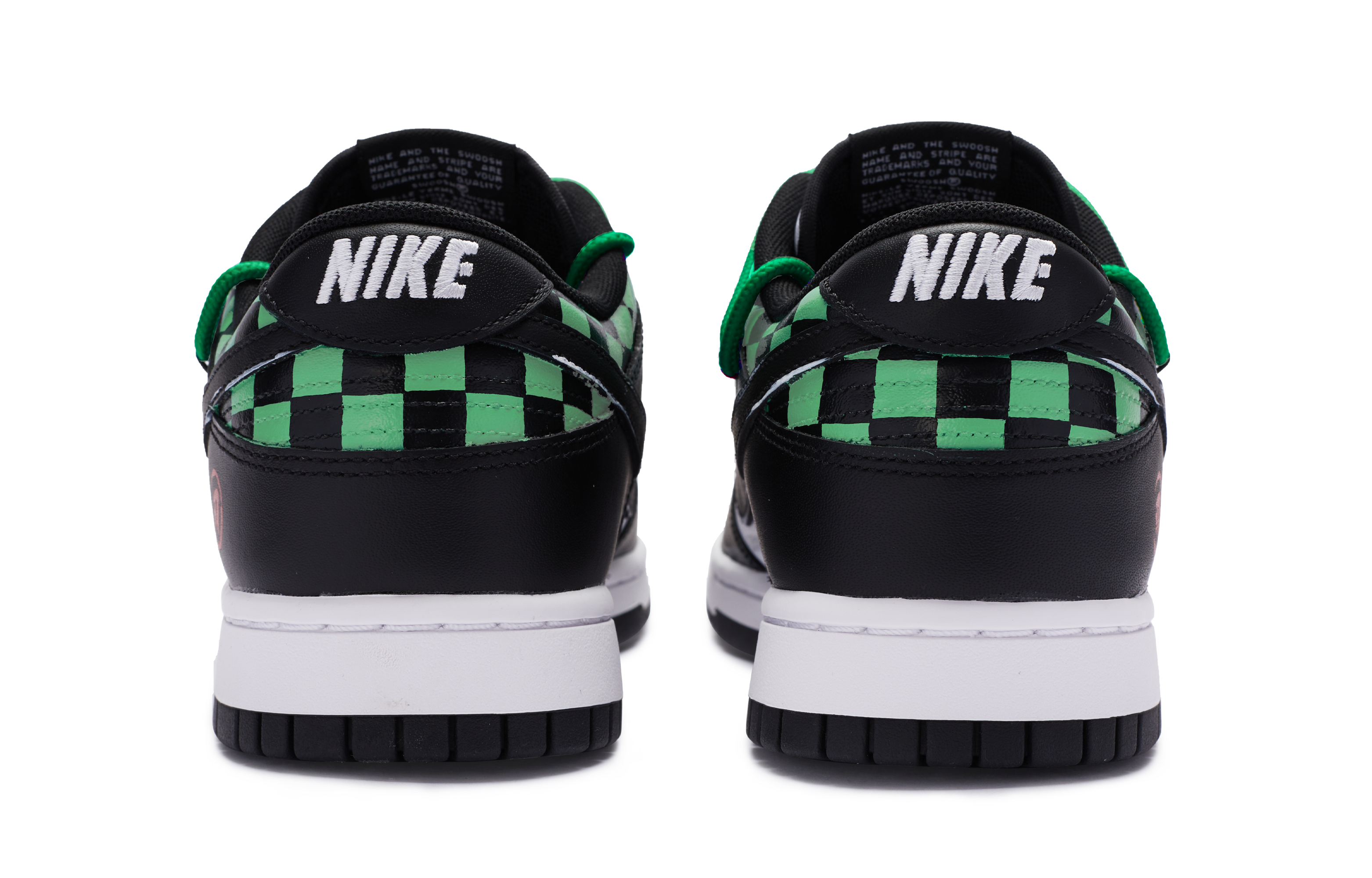 Shop Zapatillas Nike Dunk Low 'Tanjiro Desconstruido Negro Blanco Verde' DD1391-100(TeamR-男款炭治郎)