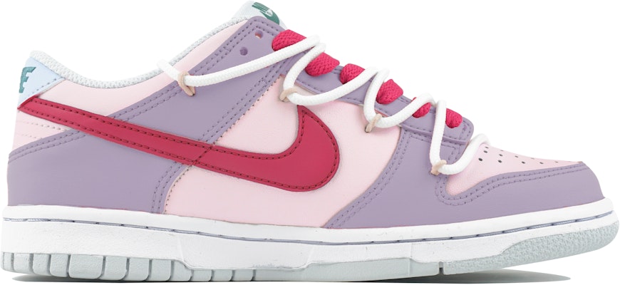 【訂製球鞋】 Nike Dunk 低筒 玖製 芋頭波波 雙鞋帶 可愛風 莓果 滑板鞋 GS 粉紫色 Order 【訂製球鞋】 Nike Dunk 低筒 玖製 芋頭波波 雙鞋帶 可愛風 莓果 滑板鞋 GS 粉紫色