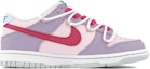 Order 【訂製球鞋】 Nike Dunk 低筒 玖製 芋頭波波 雙鞋帶 可愛風 莓果 滑板鞋 GS 粉紫色