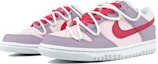 Lookbook 【訂製球鞋】 Nike Dunk 低筒 玖製 芋頭波波 雙鞋帶 可愛風 莓果 滑板鞋 GS 粉紫色