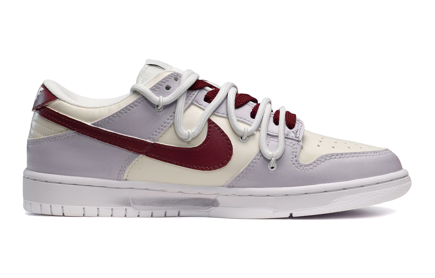 Order 【定制鞋】耐克Dunk Low “芋头奶茶” DH9765-100(TeamE-女款芋泥奶茶紫红)