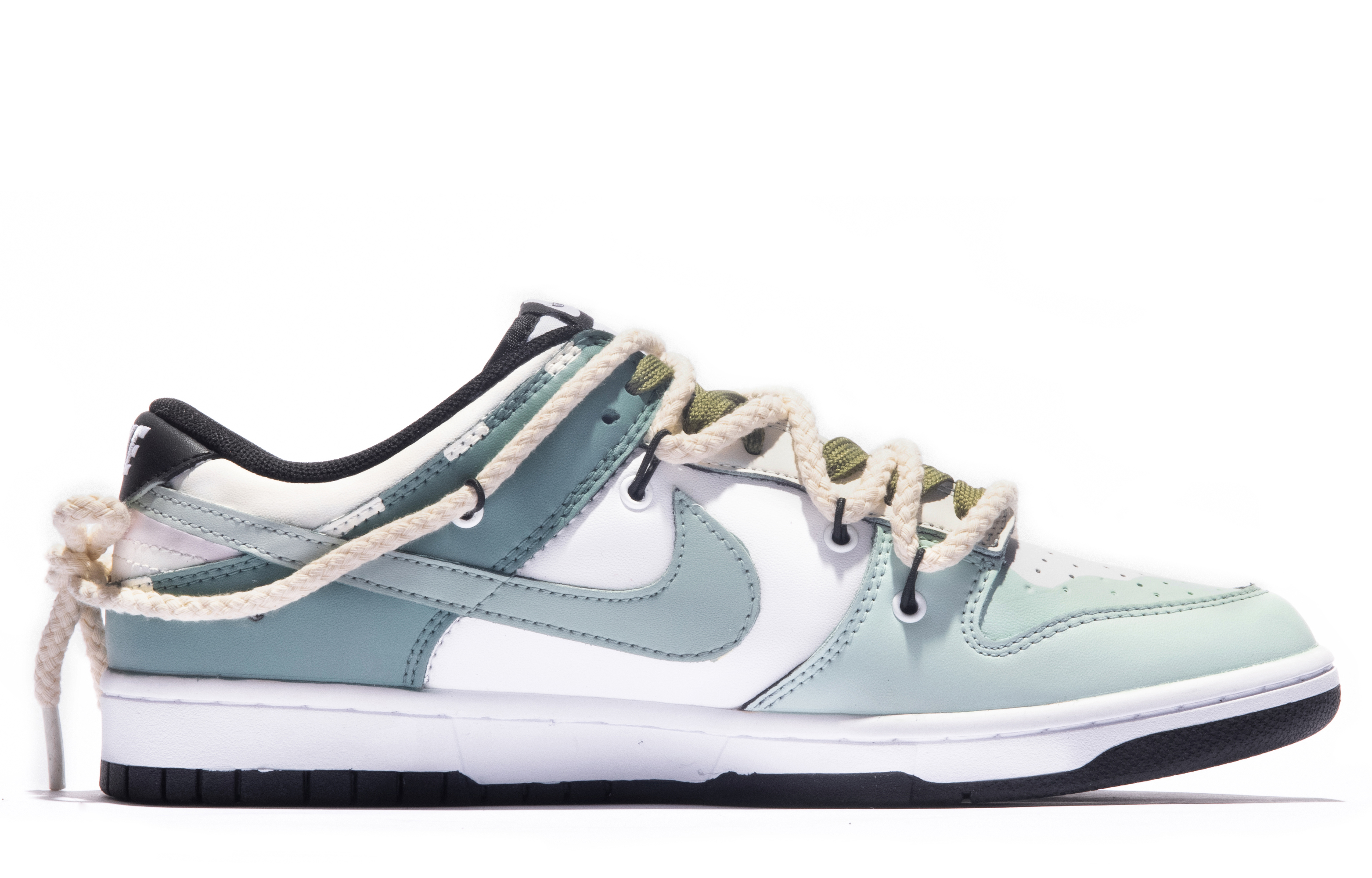 Order [Zapatillas Personalizadas] Nike Dunk Low 'Tea Fang Graffiti Sail Green' CW1590-100(TeamM-女款茶语S-BOX)
