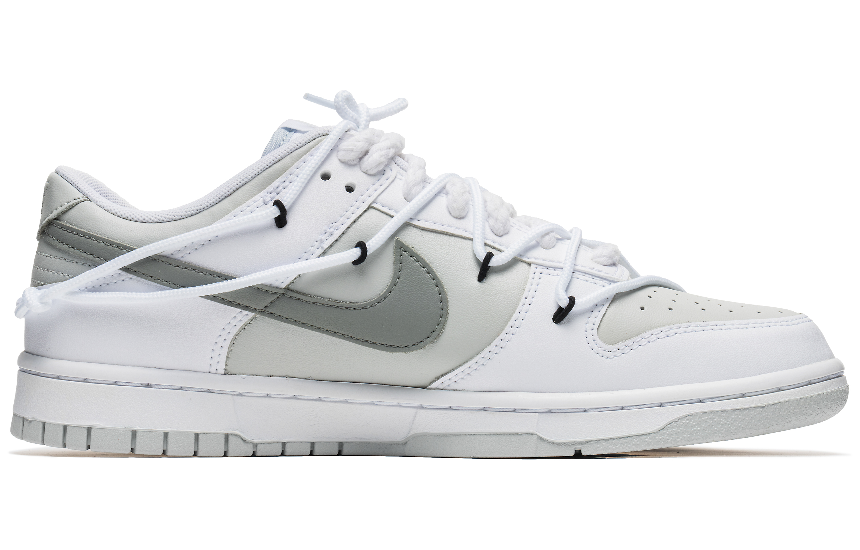 Order [カスタムシューズ] ナイキ ダンク ロー 'ティーリバース グレー-ホワイト' DH9765-102(Team22-新秋雨后灰白A-BOX)