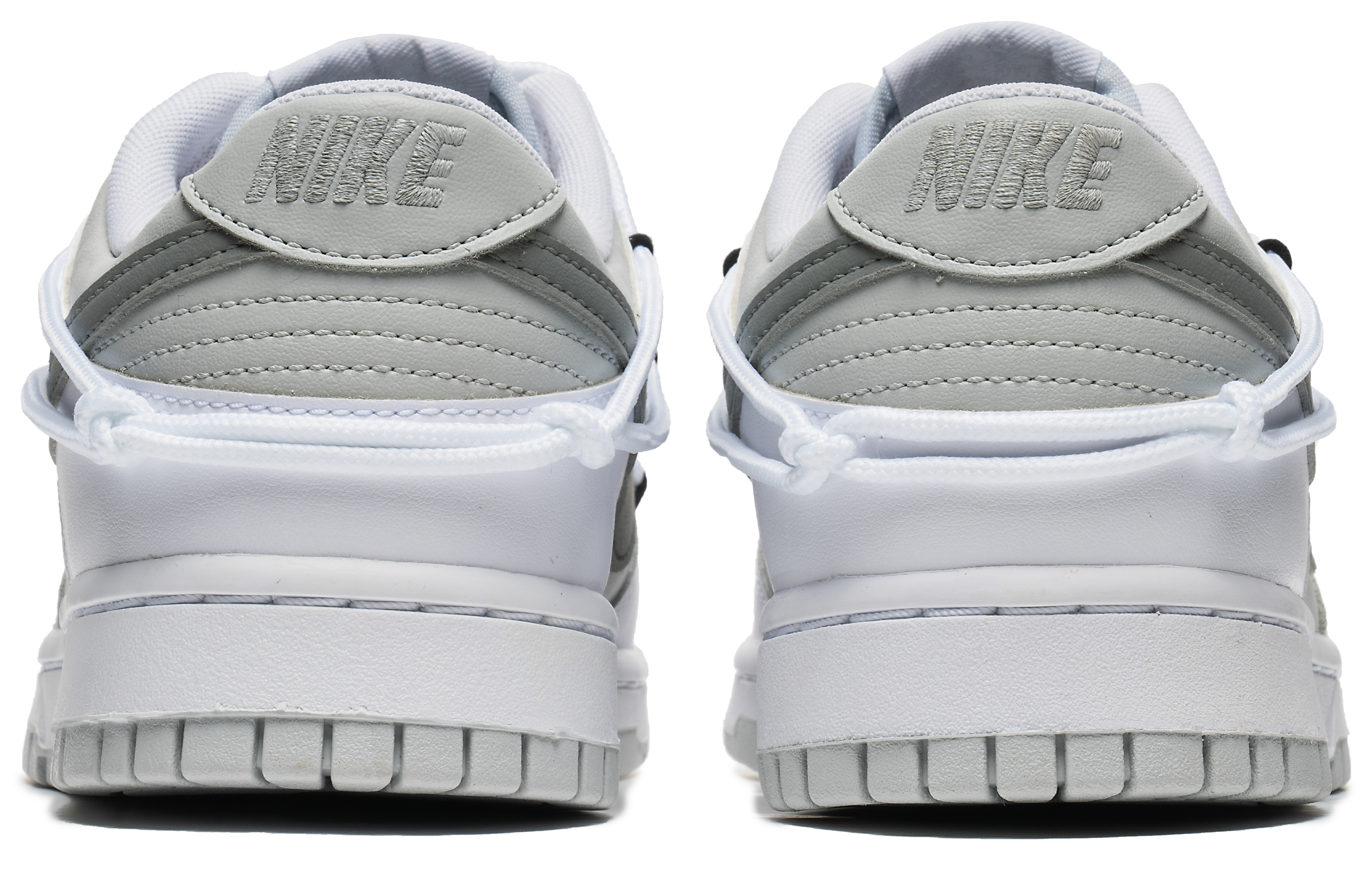 Shop [カスタムシューズ] ナイキ ダンク ロー 'ティーリバース グレー-ホワイト' DH9765-102(Team22-新秋雨后灰白A-BOX)