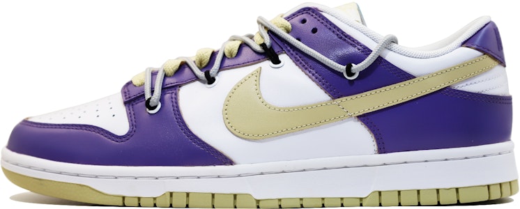 【訂製球鞋】 Nike Dunk Low "Team Gold" 心動之夜 浪漫相遇 街頭風潮 防滑減震 低筒 板鞋 男款 紫色 Buy 【訂製球鞋】 Nike Dunk Low "Team Gold" 心動之夜 浪漫相遇 街頭風潮 防滑減震 低筒 板鞋 男款 紫色