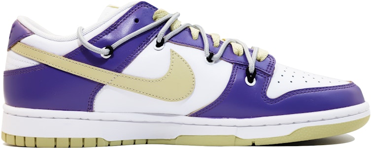【訂製球鞋】 Nike Dunk Low "Team Gold" 心動之夜 浪漫相遇 街頭風潮 防滑減震 低筒 板鞋 男款 紫色 Order 【訂製球鞋】 Nike Dunk Low "Team Gold" 心動之夜 浪漫相遇 街頭風潮 防滑減震 低筒 板鞋 男款 紫色