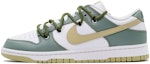 Buy 【客製化球鞋】Nike Dunk Low "Team Gold" 山野聽雨 雙鞋帶 解構 街頭 復古 防滑 減震 耐磨 低筒 板鞋 男款 米白灰