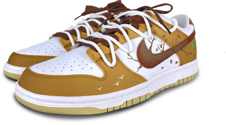 나이키 덩크 로우 '골드 가을'(커스텀) DV0833-100-459824 Lookbook 나이키 덩크 로우 '골드 가을'(커스텀) DV0833-100-459824