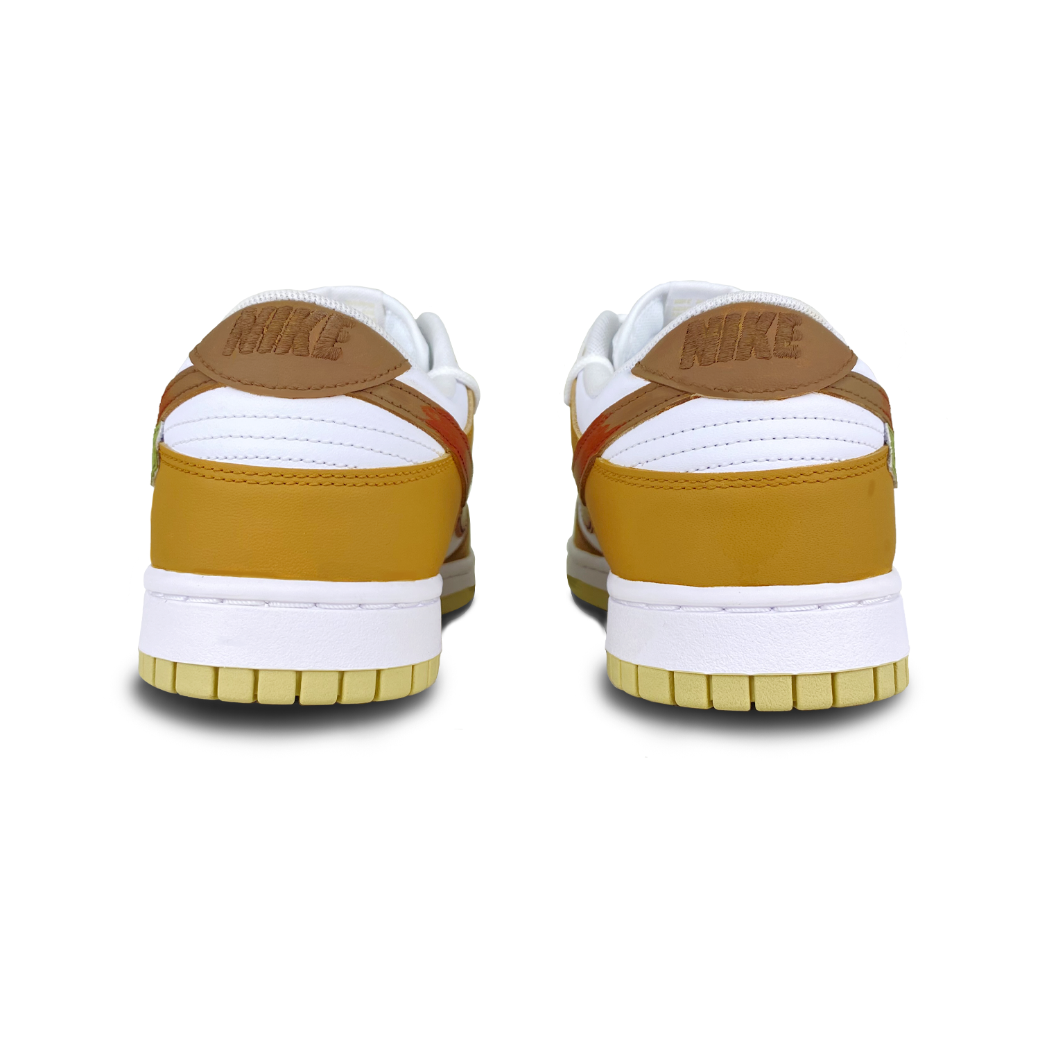 Shop [Sepatu Kustom] Nike Dunk Low 'Team Gold Autumn Leaf' DV0833-100-459824
