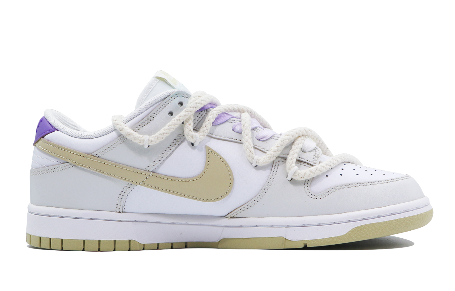 Order [Sepatu Custom] Nike Dunk Low 'Team Gold Deconstructed Lilac' DV0833-100(Team48-紫丁香)