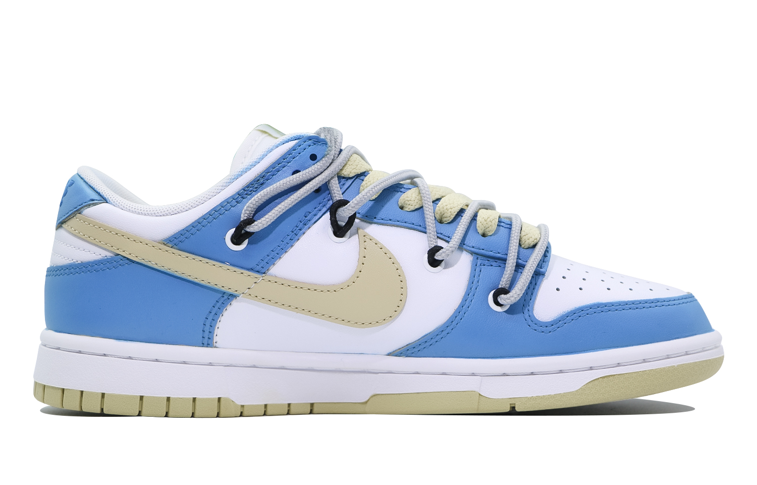 Order [Zapatillas Personalizadas] Nike Dunk Low 'Team Gold Deep Blue Island' DV0833-100(Team48-深蓝海岛)