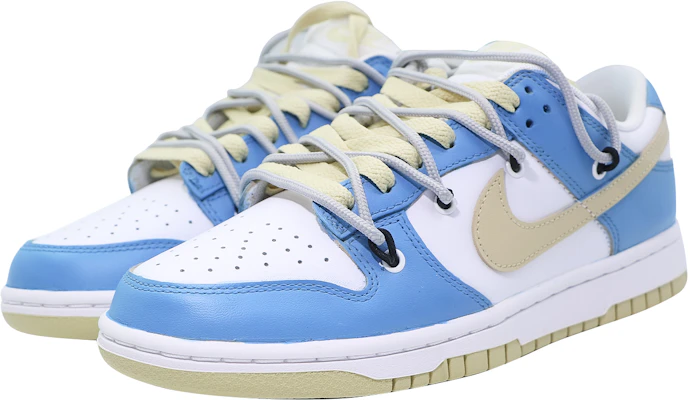 나이키 덩크 로우 '팀 골드 딥 블루 아일랜드' (커스텀) DV0833-100(Team48-深蓝海岛) Lookbook 나이키 덩크 로우 '팀 골드 딥 블루 아일랜드' (커스텀) DV0833-100(Team48-深蓝海岛)