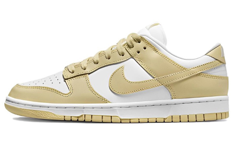 Purchase [Nike Custom] Dunk Low 'Team Gold Paisley' Sepatu Emas Tim Paisley DV0833-100(TeamT-腰果花蓝白S-BOX)