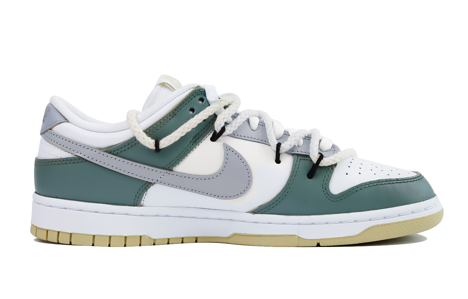 Order [Kasut Custom] Nike Dunk Low 'Team Gold Rainforest Deconstructed' DV0833-100(Team48-梦雨林深解构)