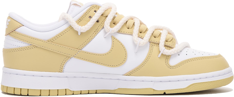 【訂製球鞋】Nike Dunk Low Team Gold 飛機 Vibe風 禮盒 解構高街 低筒 板鞋 男款 米白 Order 【訂製球鞋】Nike Dunk Low Team Gold 飛機 Vibe風 禮盒 解構高街 低筒 板鞋 男款 米白