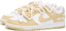 Lookbook 【訂製球鞋】Nike Dunk Low "Team Gold" 飛機 Vibe風 解構高街 低筒 滑板鞋 男款 黃白