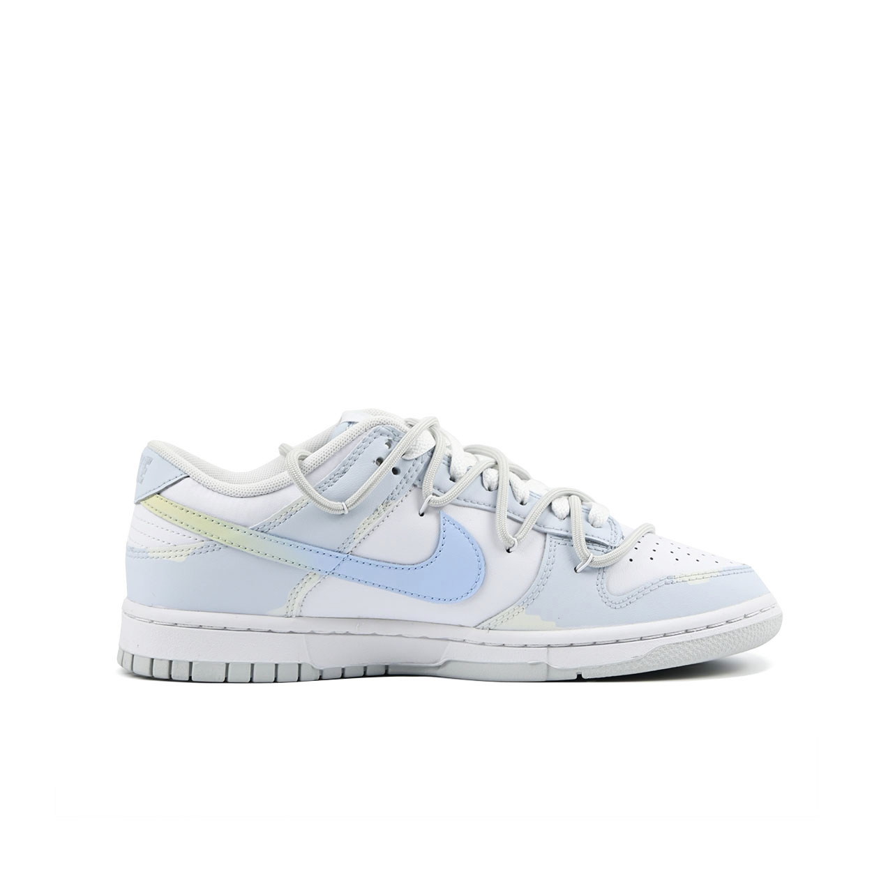 [Custom Shoes] Nike Dunk Low 'Tech Future Pixel Deconstructed Blue White' 圖 2