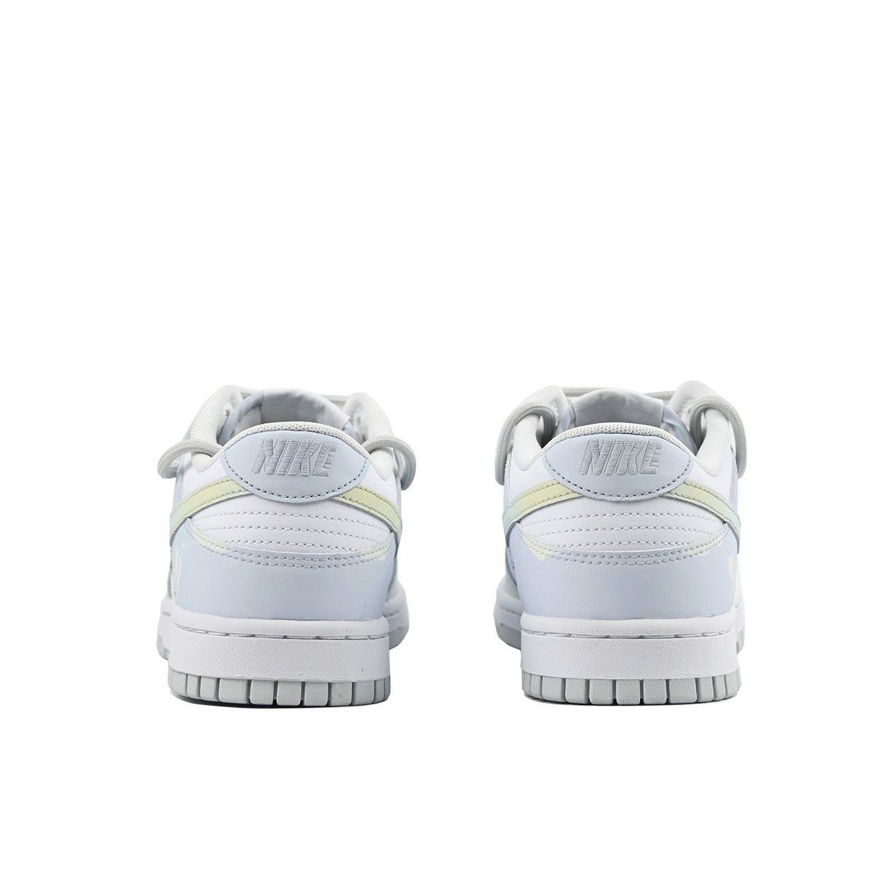 [Custom Shoes] Nike Dunk Low 'Tech Future Pixel Deconstructed Blue White' 圖 4