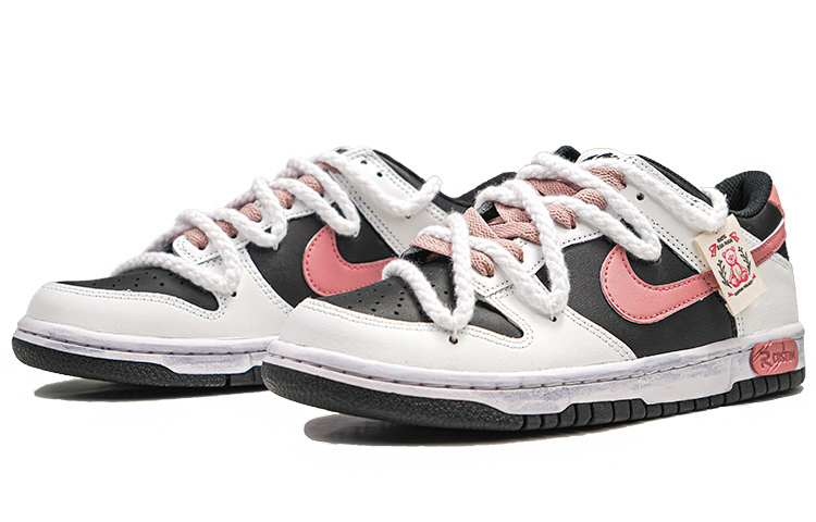 Lookbook [Kasut Custom] Nike Dunk Low 'Teddy Bear Sweetheart' FD1232-001(Team27-GS黑粉小熊S-BOX)